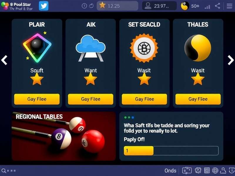 8 Ball Pool Star Regional Tables